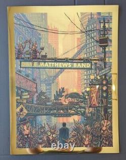 Dave Matthews Band DMB Poster 2021 Ants Marching Song Poster GOLD FOIL