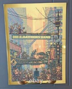 Dave Matthews Band DMB Poster 2021 Ants Marching Song Poster GOLD FOIL