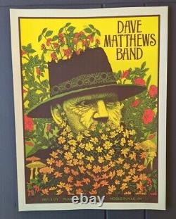 Dave Matthews Band DMB Poster 8/13/21 Ruoff Music Center Noblesville, IN