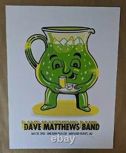 Dave Matthews Band DMB Poster 8/30/06 UMB Bank Pavilion Maryland Heights MO