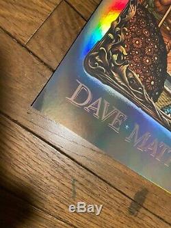 Dave Matthews Band DMB Poster Gorge Amphitheater Foil Signed Mint NC Winters /70