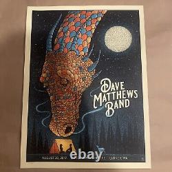 Dave Matthews Band DMB Poster Gorge WA 8/30 2019 N1 Methane #/1700 MINT