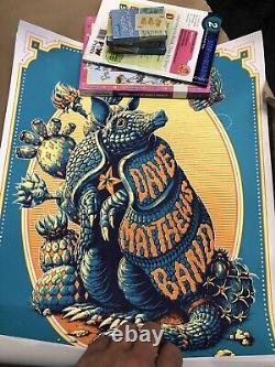 Dave Matthews Band DMB Poster Woodlands Houston Texas May 13 2022 5/13/2022
