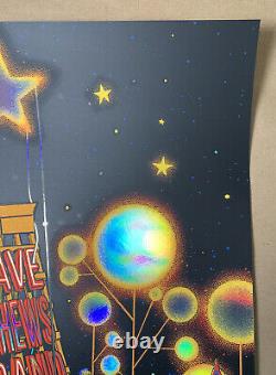 Dave Matthews Band DRIVE-IN Des Moines, IA James Flames (HoloFoil) AP POSTER #/25