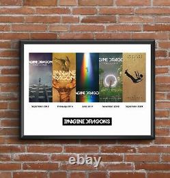 Dave Matthews Band Discography Multi Album Art Poster Print Christmas Gift