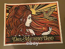 Dave Matthews Band Drive-In Poster Madison Square Garden 11/30/18 Todd Slater
