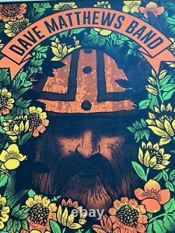 Dave Matthews Band European Tour Poster Copenhagen 4-10-24 2024 #/350 METHANE