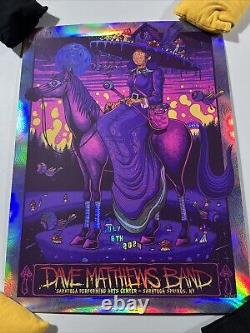 Dave Matthews Band Event Poster 7/6/24 SPAC N2 FOIL Variant