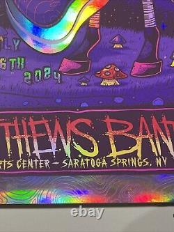 Dave Matthews Band Event Poster 7/6/24 SPAC N2 FOIL Variant