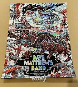 Dave Matthews Band FOIL Poster Camden 2023 Night 2 #162/165 07/22/2023 Zeblove