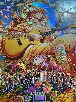 Dave Matthews Band FOIL Poster Gorge Amphitheater 9/8/02 Drive-In 2020 273/400