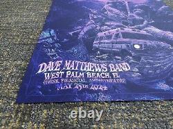 Dave Matthews Band FOIL Poster Night 2 -West Palm Beach 5/25/24 Daniel Danger