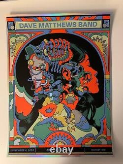 Dave Matthews Band FOIL Poster The Gorge N3 9.4.22 Raul Urias