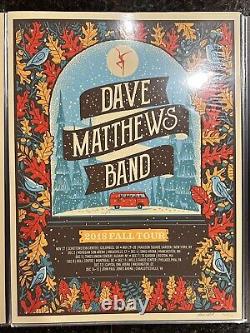 Dave Matthews Band Fall 2018 Tour Poster Snow Globe