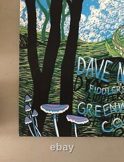 Dave Matthews Band Fiddlers Green Colorado 9/10/2022 Poster Mint Condition