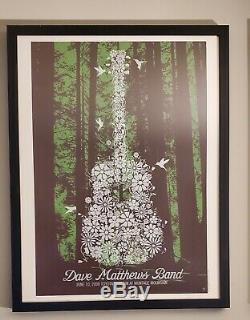 Dave Matthews Band Flower Series Complete Poster Set Framed Ultra Rare DMB