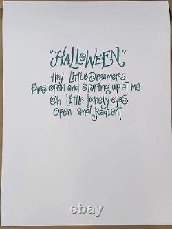 Dave Matthews Band Foil Halloween Song Poster 2023 DMB 669/830