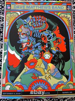 Dave Matthews Band Foil Poster 9/4/22 The Gorge N3 Raul Urias See Description