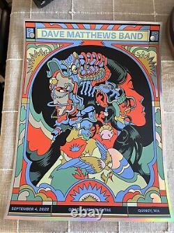 Dave Matthews Band Foil Poster Gorge N3 9/4/22 Raul Urias