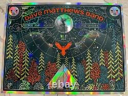 Dave Matthews Band Foil Poster The GORGE 8/30/2024 Methane N1