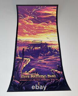 Dave Matthews Band Gorge Poster 9/4/21 SIGNED Embossed #d AP Silkscreen Mumford