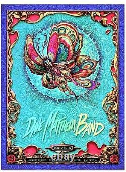 Dave Matthews Band Gorge WA 2019 Drive In Poster Rainbow Foil NC Winters #/400