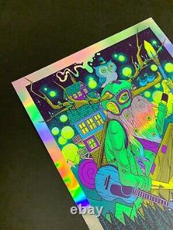 Dave Matthews Band Grand Rapids RAINBOW FOIL Poster Jim Mazza Signed #/30 Andel