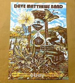 Dave Matthews Band Greenwood Village Poster Zeb Love Fiddlers Green Amphitheatre