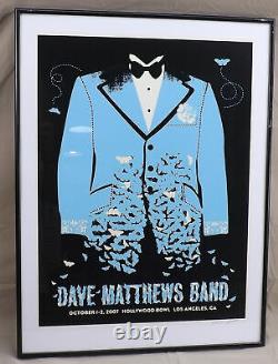 Dave Matthews Band Hollywood Bowl Los Angeles CA 2007 Signed Print Poster