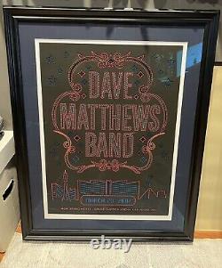 Dave Matthews Band Las Vegas 2007 MGM Custom Framed Artist Proof Poster #AP