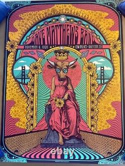 Dave Matthews Band Live Trax 54 Commemorative poster for the Cow Palace 11/9/96