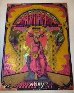 Dave Matthews Band Live Trax 54 Poster Swirl Foil AP Signed And #ed To 35