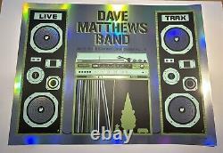 Dave Matthews Band Live Trax 62 Poster FOIL VARIANT Limited Edition of 300