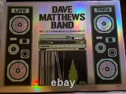 Dave Matthews Band Live Trax FOIL poster Cuyahoga Falls OH 2010 Blossom DMB