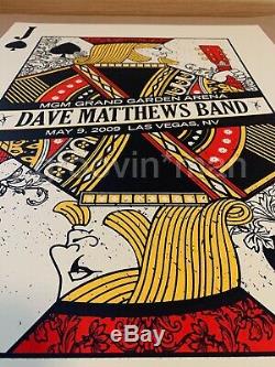 Dave Matthews Band MGM GRAND GARDEN ARENA Las Vegas 2009 JACK Poster #35/800