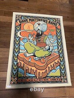 Dave Matthews Band N1 Poster Alpine Valley 7/5/19 Methane #ed SOLD OUT Methane