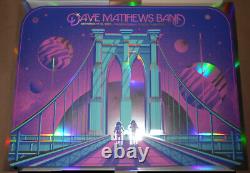 Dave Matthews Band New York City NYC Poster DKNG 2023 MSG Foil Variant Signed #