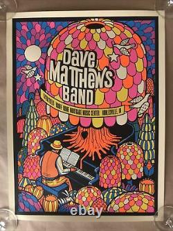 Dave Matthews Band Night 1 Poster Noblesville Indiana 6/28/19 Methane #ed MINT