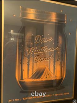 Dave Matthews Band (Numbered) Poster 7/7/18 Noblesville, IN