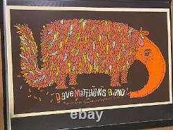 Dave Matthews Band Official Numbered Concert Poster Irvine, Ca #/400- RARE