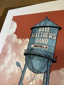 Dave Matthews Band POSTER 2010 NOBLESVILLE Signed #ed/725 Rare DEER CREEK