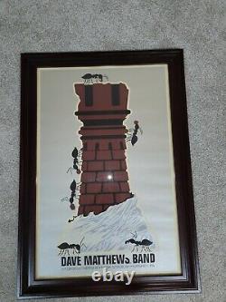 Dave Matthews Band Poster 10 Hershey PA Rook Numbered 822 /1250 Chess