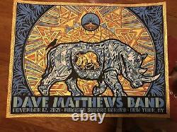 Dave Matthews Band Poster 11/12/2021 MSG New York Madison Square Garden 681/1400