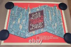 Dave Matthews Band Poster 11/29/18 Madison Square Garden MSG NY #943/1150