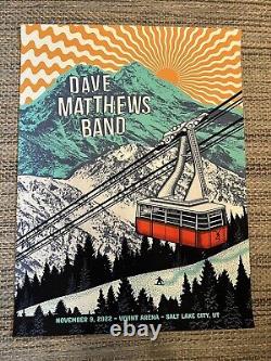 Dave Matthews Band Poster 11/9/2022- Salt Lake City UT Vivint Arena 238/710