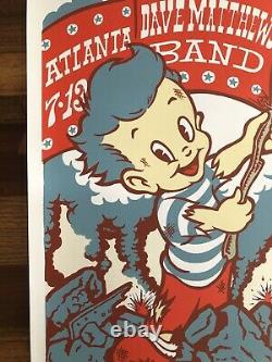 Dave Matthews Band Poster 2005 Atlanta, GA S/N AP Ames Design Not Phish Poster