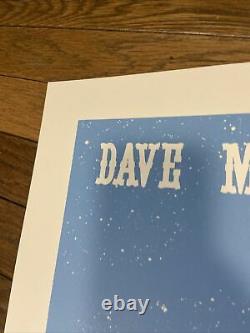 Dave Matthews Band Poster 2008 Rothbury MI. Music Festival Signed #ed 19x25