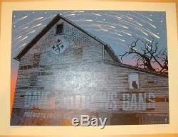Dave Matthews Band Poster 2009 Burgettstown, PA N2 Signed/#450 Rare! Sold Out