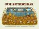 Dave Matthews Band Poster 2009 Woodlands Texas Numbered #/500 Rare