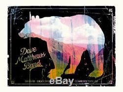 Dave Matthews Band Poster 2010 Commerce City CO Signed & Numbered #/550
